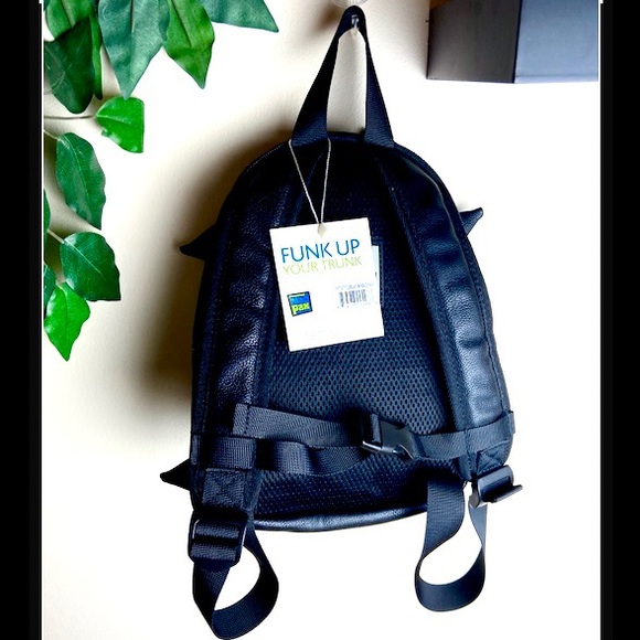 Rare Mad Pax Black Spiketus Rex Pint Mini Backpack - Picture 6 of 10